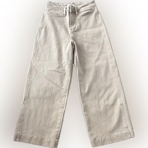 OAT New York Women’s Wide Leg Jeans- Tan- size 0/25